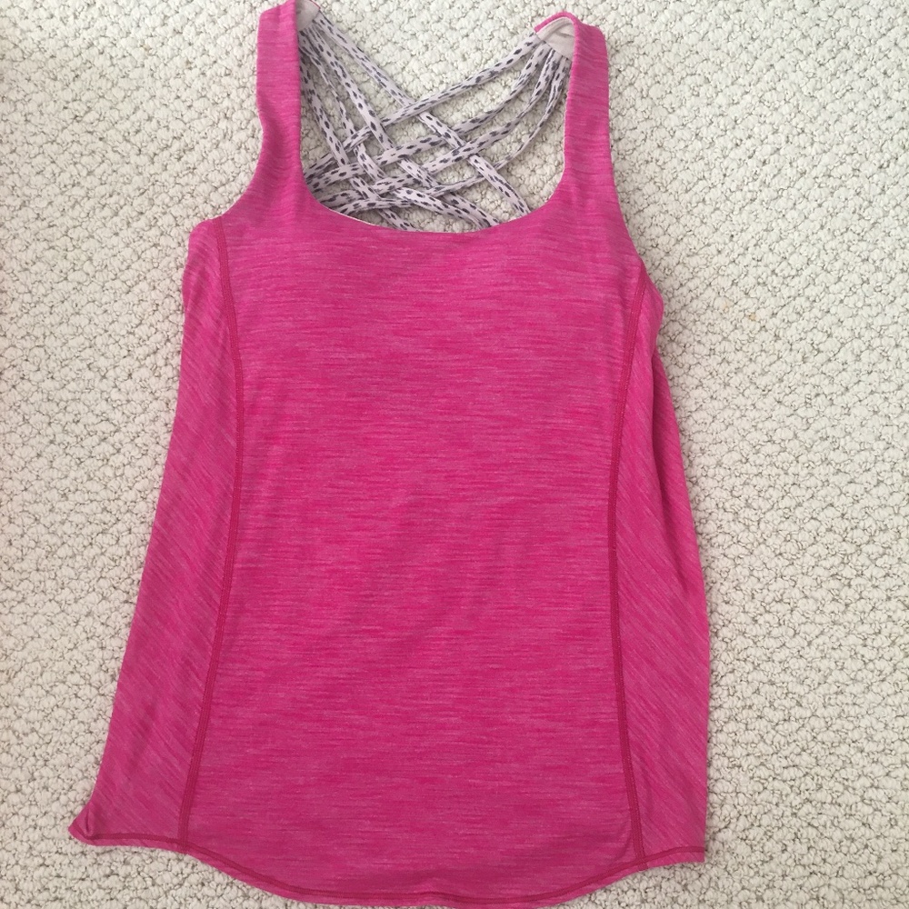 Lululemon Pink Free to be Wild Tank
